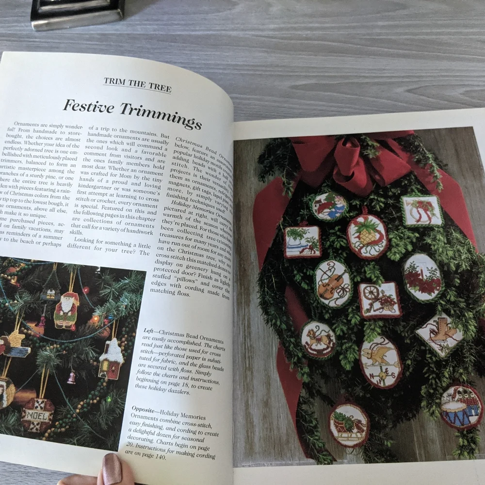 Christmas Handcrafts Paperback Book